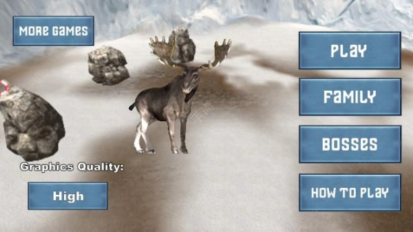 麋鹿北极生存模拟