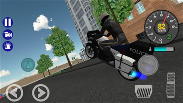 警察摩托车骑手