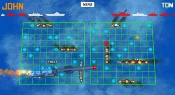 超级战舰海战游戏