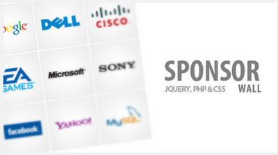 Sponsor Flip Wall With jQuery & CSS