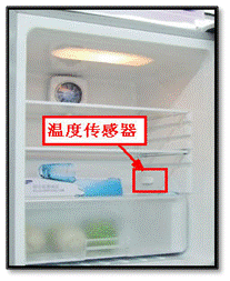 冰柜感温探头位置图片
