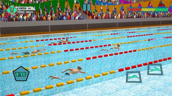 夏季运动游泳比赛