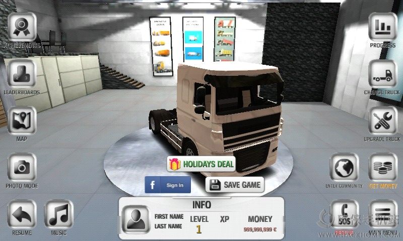 欧洲卡车模拟器3等级满级版