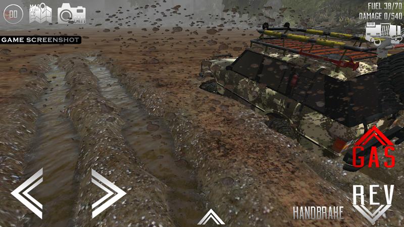山地泥泞道路模拟器